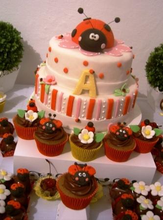 Ladybug Birthday Cakes on Ladybug Cakes For Your Little Love Bug   Themeaparty
