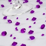 Table crystals really glitz up a table, and are quite affordable