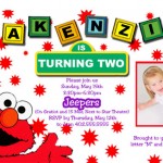 Elmo Party Invitation Ideas