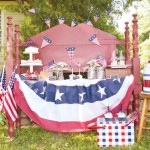 A rustic july 4th dessert table, by A Silver Nutmeg and presented by HWTM