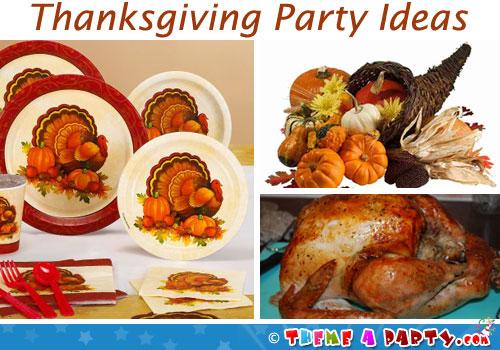 Thanksgiving Party Ideas, Recipes and Supplies