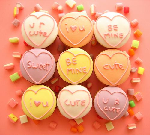 Cute and so easy to do Will You Be Mine Valentine's Day cupcakes