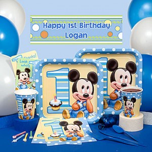 Mickey Mouse 1st Birthday Party - Theme A Party