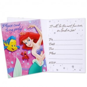 Little Mermaid invitations