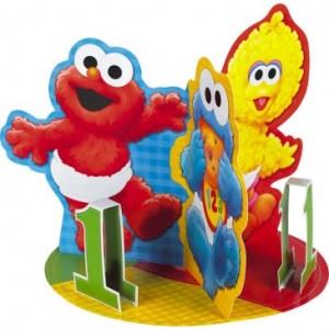 Baby Elmo centerpiece