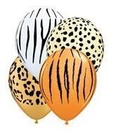 Safari print Lion King balloons