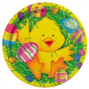 Easter Ducky party plates