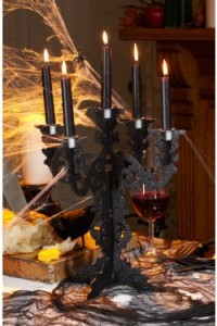 glittery candelabra