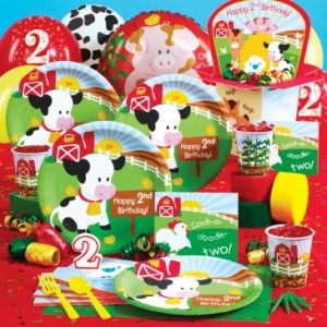 Barnyard 2nd Birthday Party kit