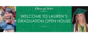 Personalized grad party invite