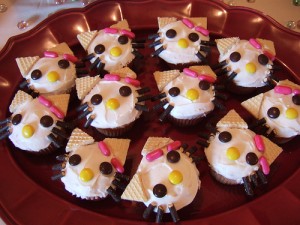Cat Face Cupcakes