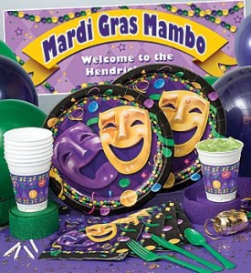 Mardi Gras party supplies