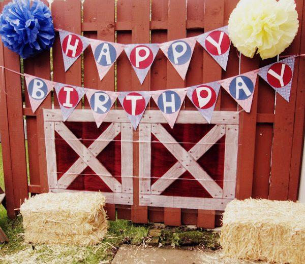 Farm Sweet Farm 1st Birthday Barnyard Party