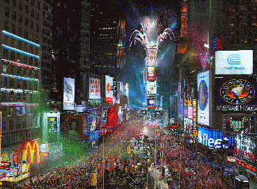 Times Square New Years Party