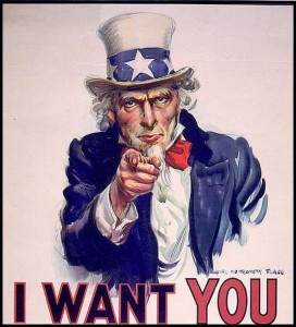 Uncle Sam wants you for my party