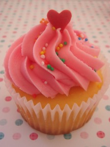 be my valentine cupcake