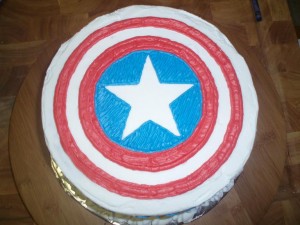 Captain America Cake