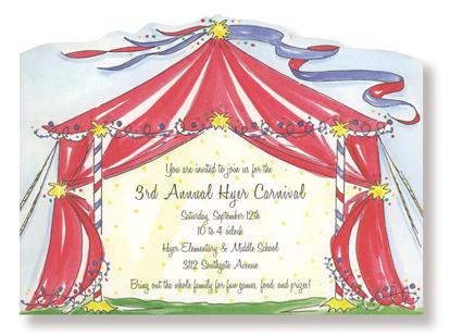 carnival invitation
