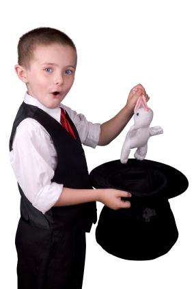 Child Magician at a Kid's Party