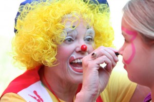 circus face painting