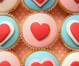 cupcake design valentines day