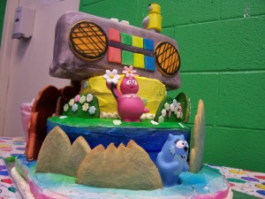 dancey dance yo gabba gabba cake