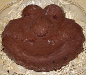 elmo cake mold using a Wilton pan