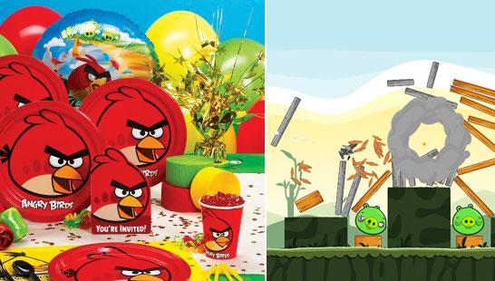 angry birds theme party