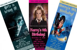 Harry Potter Movie Invitations