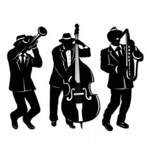 jazz silhouettes for wall decor