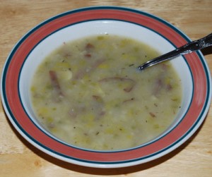 Irish Leek and Potato Soup for St. Patrick's Day