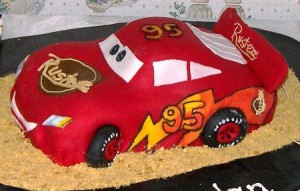 Lightning McQueen Cars Birthday cake