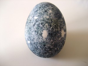 natural marble Easter egg