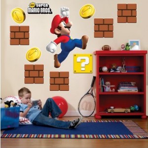 mario bros wall decals