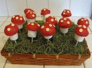 marshmallow mushrooms