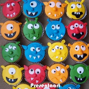 monster cupcakes