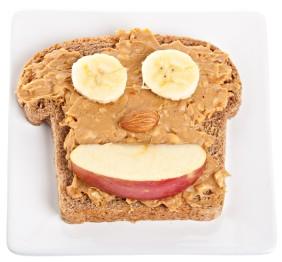 Peanut Butter Banana Happy Face