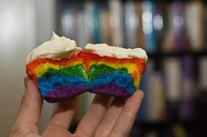 My Little Pony Rainbow cupcakes