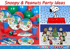 snoopy peanuts theme party