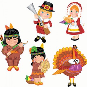 thanksgiving party cutouts