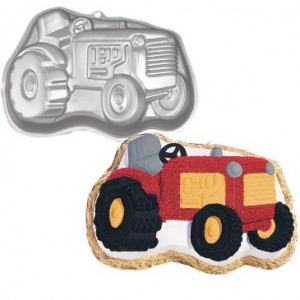 tractor cake pan