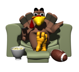 turkey bowl with football