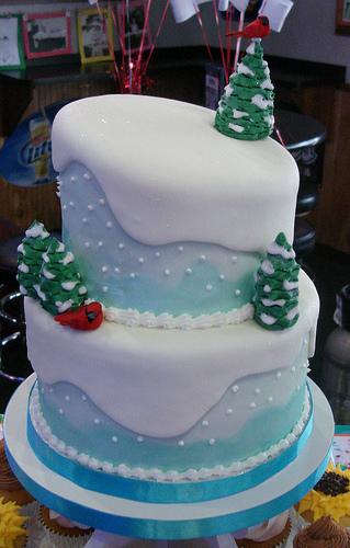 How to Make a Winter Wonderland Cake | CHELSWEETS - YouTube
