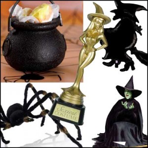 Halloween witch party decor