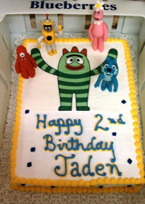 Yo Gabba Gabba Pirate Brobee Foofa Cake Topper 3 Toy Figurine